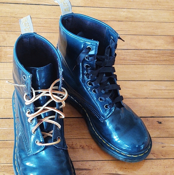 blue doc martens
